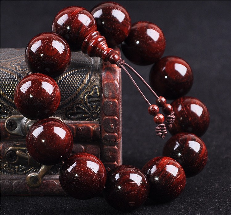yalu gift 35 Lobular red sandalwood bracelet